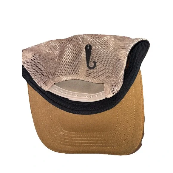 Vintage 90's Smoky The Bear Brown Trucker Hat Embroidered Strapback NWOT - Picture 3 of 4